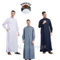 Gamis jubah EMIRAT lengan panjang manset motif terbaru pakaian muslim laki-laki jubah arab mewah elegant. 