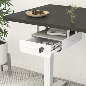 FlexiSpot S01 Under Desk Pull-Out Drawer Lockable Sliding Storage Organizer for Sit-Stand Desk