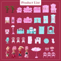 DIY Doll House Princess Castle Villa Dream Princess DollHouse Pretend Play Set 11 Rooms Girl Accessories toys for girls. 