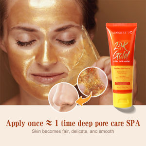 new 24K Gold Collagen Face Mask Blackhead Remover Treatment Deep Cleansing Hyaluronic Acid Moisturizing Facial Mask Skin Care hot