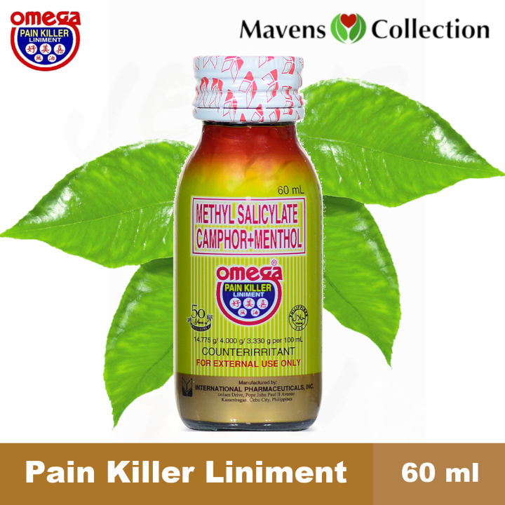 Omega Pain Killer Liniment 60ml Regular Counterirritant by Mavens Collection Lazada PH
