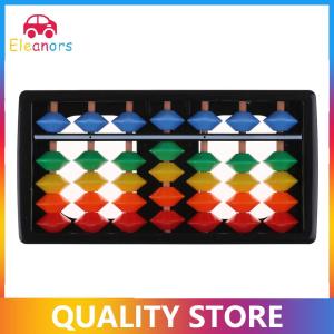 [Eleanor] Mini Plastic Abacus Arithmetic 7 Digits Kids Maths Abacus educational Toys