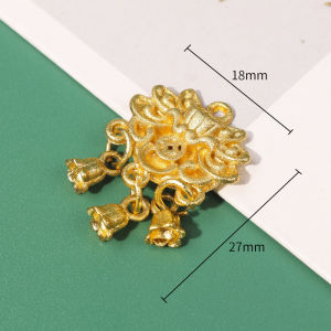 (1 cái)Khóa trường mệnh nhiều mẫu Nguyên liệu làm trang sức cổ trang Nguyên liệu diy