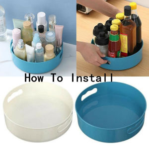 Dream Hunter Khay Xoay Gia Vị Nhà Bếp Gia Vị Chai Gia Vị Lọ Hộp Giá Lưu Trữ Mỹ Phẩm Trang Điểm Tổ Chức Kệ Chống Trượt