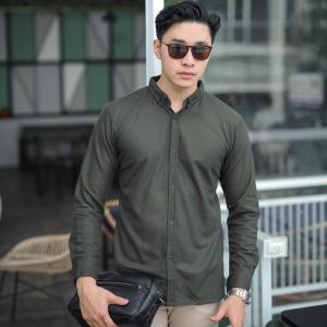 Kemeja Panjang Kemeja Polos Kemeja Slimfit Kemeja Formal Besic Kemeja Kantor Lengan Panjang Navy