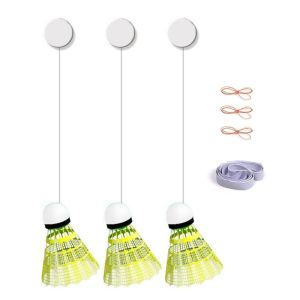 Badminton Trainer Portable Alat Latihan Bulu Tangkis Badminton Bisa Bercahaya