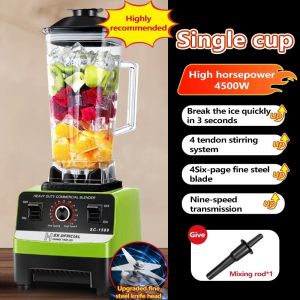 HongYu 58000RPM Ultra Quiet Blender 3in1 Ice Crusher Heavy Duty Juicer for Home Kitchen Appliances
