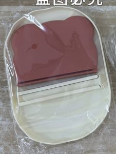 {2Pcs} Bear-Shaped Multi-Functional Kitchen Countertop Rack/Plate And Chopping Board Storage Shelf.