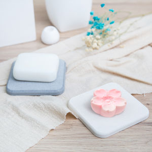 Japan Diatom Earth Mud Soap Pad Coaster Cup Pad Diatomaceous Fast Dry Anti Mold Mildew Proof