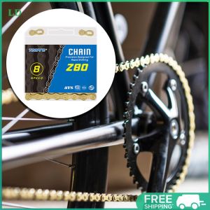COD [Free Shipping] Mountain Bicycle Chains - Anti-Rust Variable Speed Chain Parts for Road and Trail Riding