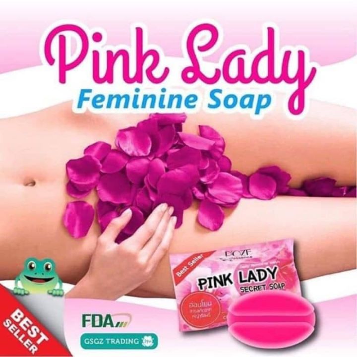 Pink Lady Secret Soap by Roze Essence Made in Thailand