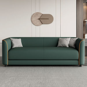CraftedLiving SG--Friendly Sofa Straight Row Living Room 23 Seater Leather Small Sofa