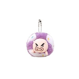 SKYJS Kawaii Crayon Shin-chan Keychains Cartoon Paired Anime Plush Bag Pendants Cute Key Ring Creative Nohara Shiro Dolls Women