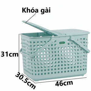 Giỏ Làn Đi Sinh Giỏ Đựng Quần Áo Cho Bé Cao Cấp VIỆT NHẬT HOKORI 2608/09 - TADAHOME