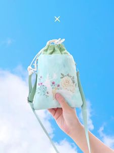 FE2024 New Mobile Phone Bag Womens Crossbody Summer Fashion All-Match  Bag Fabric Halter Key and COIN Case