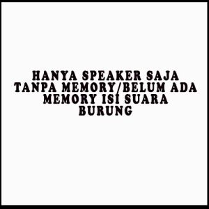 Speaker Pemasteran Suara Burung Bluetooth Tahan lama dengan Pilihan Mode Repeated