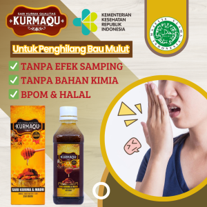 Madu Penghilang Bau Mulut Bau Mulut Busuk Napas Bau Tidak Sedap Menahun Pengharum Penyegar Nafas Mulut Paling Tahan Lama Berhari-Hari - Kurmaqu Madu Herbal
