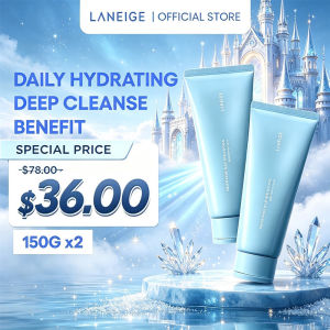 {2pcs} Laneige Water Bank Blue Hyaluronic Cleansing Foam 150g-TOP SINGAPORE Shipping From Singapore