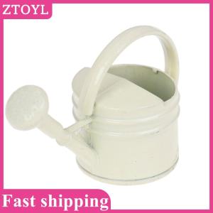 ZTOYL💝 1Pc 1:12 Dollhouse miniature metal watering can model dollhouse accessories