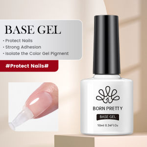 BORN PRETTY 10ml Super Top Coat Long Lasting Reinforcement Transparent Gel/ Matte Top Coat/Base Gel/ Rubber Base Gel Soak Off UV LED Nail UV Gel Varnish Function Gel Polish