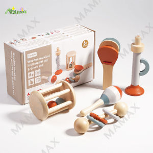 【SG Ready Stock】Baby Wooden Musical Instrument Montessori Toy 5-Piece Set★Toddler/Kids Early Childhood Educational Toy Set✅6 Months Old&Above✅Christmas/Birthday Gift Idea✅