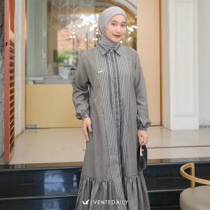 Delila One Set by Vente Daily / SETELAN TUNIK ATASAN REMAJA BAHAN SILK RAMADHAN LEBARAN RAYA EID MUSLIM