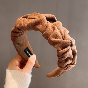 [COD/READY] Korean Wide-brimmed Sponge Headband for Women Girls Temperament Headwear Hairbands Hair Accessories