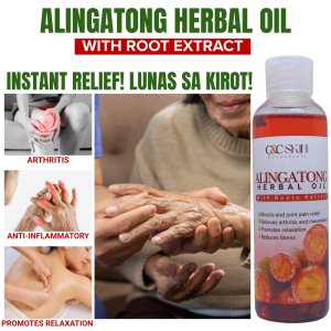 Miracle Alingatong Herbal Oil with REAL Red Alingatong Roots 100ml Organic Liniment herbal oil