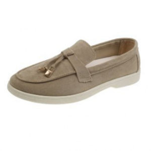 25 Spring/Summer New Slip-On Loafers For Women Large Size Flat Sole Candy Color WomenS Shoes