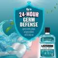 Listerine Cool Mint Mouthwash 250ml - For Oral Care, Fresh Breath, Kill 99.9% of germs that cause bad breath, Plaque and Gum problems, Toothbrush Routine, Use with Toothpaste. 