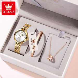 OLEVS Watch For Women Waterproof Casual Korean Style Original 2024 Sale Stainless Steel Strap Quartz Small Dial Buy 1 Take 2