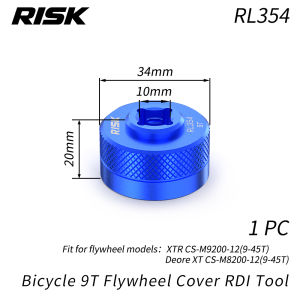KKN Bike 9T Freehub Cassette Lockring Removal Tool Flywheel Cover RDI Tool Socket for Maintenance for XTR Deore XT