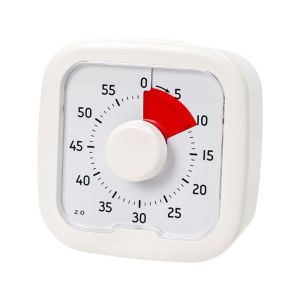 SVSAKZ168 60-Minute Visual Timer with Stand Silent Countdown Timer Multi functional Loud Kitchen Cooking Timer Kids and Adults