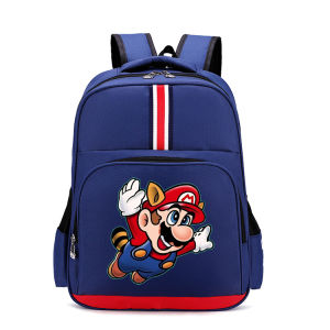 Hình mặt Mario Lớn Túi trẻ em trò chơi cổ điển Mario Bros trẻ em ba lô mặc cặp đi học cho trẻ mới tập đi Cặp học sinh 3-8 tuổi quay trở lại Ba lô đi học ba lô quà tặng ngày của trẻ em