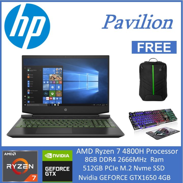 Hp Ryzen 4800h HP Pavilion Gaming 15-Ec1060AX FHD 144Hz