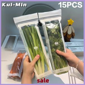 Kui-Min Hot Trái Cây Rau Tươi Giữ Túi Tái Sử Dụng Tủ Lạnh Lưu Trữ Túi Dày Leakproof Container Nhà Bếp Kín Bao Bì Túi