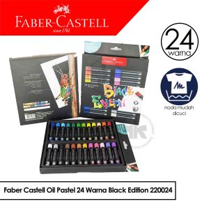 Faber Castell Oil Pastel 24 Warna Black Edition 220024