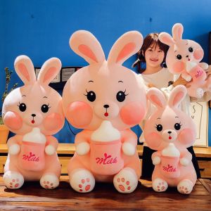 HOT Thỏ bông ôm Bình Sữa - Gấu bông nhập khẩu ngoại