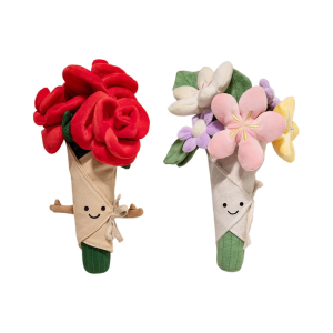 Plush Flower Bouquets Stuffed Flower Doll Home Decoration Gift for Women Mother on Valentines Day Anniversary Birthday
