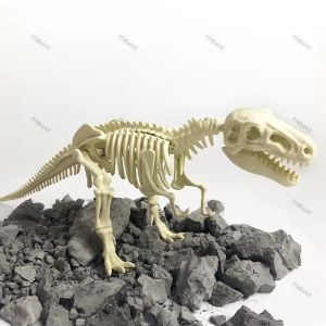 Science 3D Jurassic Dinosaur Archaeology Excavation Kit Toy Creative Assembly Model Pendidikan Tulang Dino Fossil
