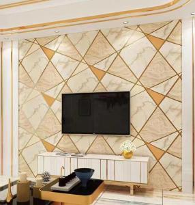Living room wallpaper home wall wallpaper self-adhesive TV background wall sticker self-adhesive film and television wallpaper 2023 new net red pvc10m*45cm