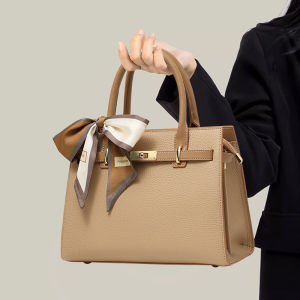 Commuter handbag bag womens new light luxury atmospheric platinum bag large capacity mother bag high sense messenger bag