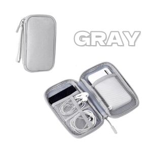 Zipper Cable Storage Bag Travel All-in-One Bag Gadget Polyester Mini Portable Pouch Charger Cable Earbuds Organizer Bag