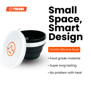 TAHAN GoCamp Collapsible Silicone Bowl 550ML Camping
