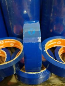 2 pcs ISOLASI WARNA BIRU 1 INCH / ISOLASI WARNA BIRU 24 MM