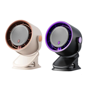 Practical Small Desktop Fan Comfortable Small Clip Fan Rechargeable Air Cooling Fan ABS Texture Suitable for Home Table