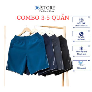 Combo 3-5 Quần Đùi Nam Quần short chất liệu gió mềm nhẹ thoáng mát cho Tập Gym chạy bộ QLE01