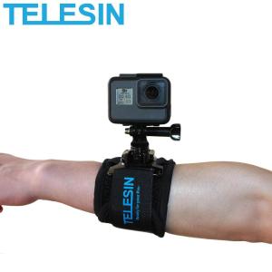 TELESIN 360 Rotary Wrist Strap Arm Hand Mount for GoPro HERO 11 10 9 8 7 6 5 MAX / Insta360 ONE RS / DJI OSMO ACTION Camera