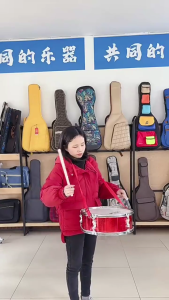 Compact Snares Drum Bag Oxford Cloth Backpack Drum Case With Outside Pockets Storage Pouch Instrument Accessories