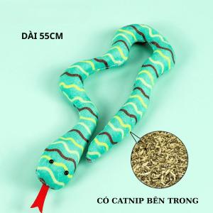 (CÓ CATNIP) ĐỒ CHƠI CHO MÈO RẮN NHỒI BÔNG GẤU BÔNG CHO MÈO